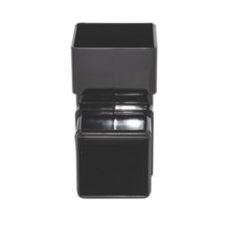 FloPlast  92.5° Square Offset Bend Black 65mm