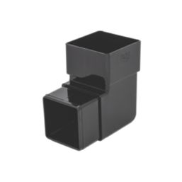 FloPlast  92.5° Square Offset Bend Black 65mm