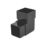 FloPlast  92.5° Square Offset Bend Black 65mm
