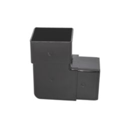 FloPlast  92.5° Square Offset Bend Black 65mm