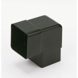 FloPlast  92.5° Square Offset Bend Black 65mm