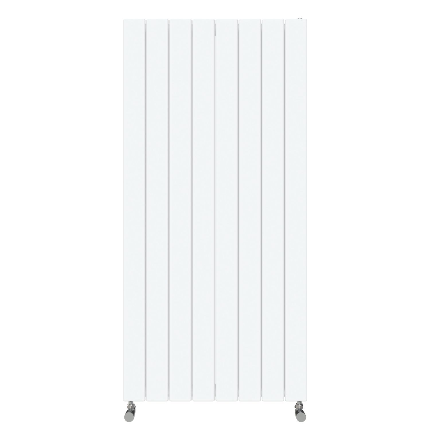 Flomasta 1200mm x 578mm 4282BTU White Vertical Designer Radiator (8402D)