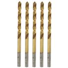 Erbauer  Straight Shank Metal Drill Bits 3mm x 61mm 5 Pack