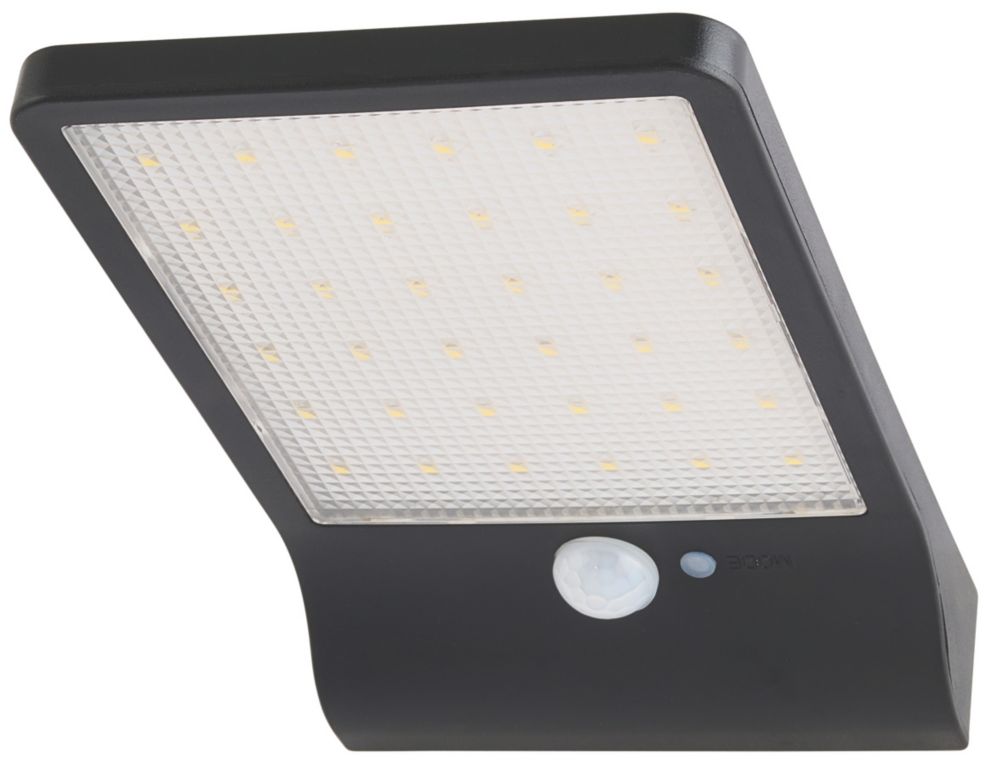 LAP Snape Outdoor LED Solar-Powered Floodlight With PIR Sensor
