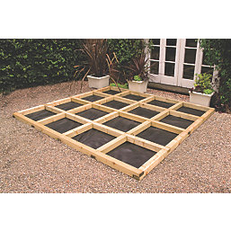 Forest  2.4m x 0.07m Timber Shed Base