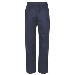 Regatta Pack It Waterproof  Overtrousers Navy Medium 27" W 31" L