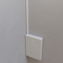 D-Line PVC White Rectangular Trunking Length 10mm x 8mm x 2m