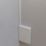 D-Line PVC White Rectangular Trunking Length 10mm x 8mm x 2m