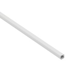 D-Line PVC White Rectangular Trunking Length 10mm x 8mm x 2m