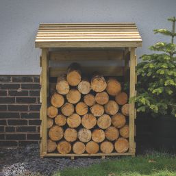 Forest Compact LGSTPHD 3' x 2' 6" (Nominal) Timber Log Store