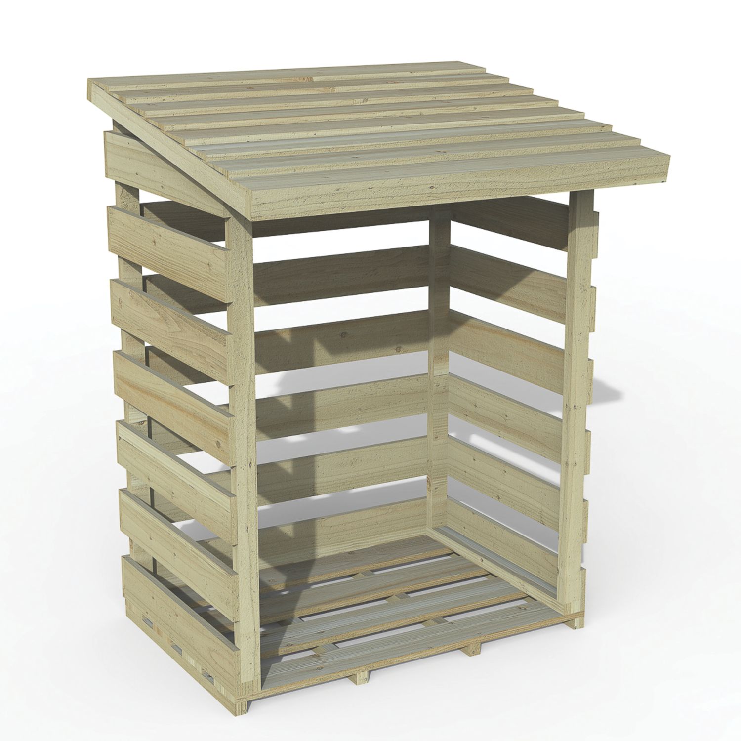 Forest Compact LGSTPHD 3' x 2' 6" (Nominal) Timber Log Store (840FL)