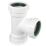 McAlpine V15M Compression Waste Tee White 50mm