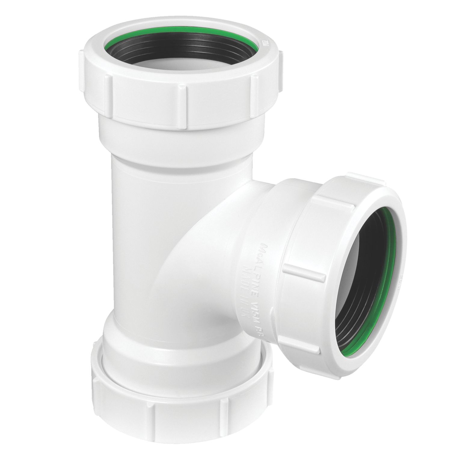 McAlpine V15M Compression Waste Tee White 50mm (840JG)