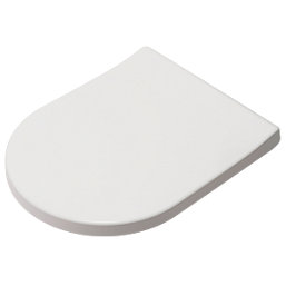 Croydex Malo Soft-Close with Quick-Release Toilet Seat Thermoset Plastic White