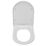 Croydex Malo Soft-Close with Quick-Release Toilet Seat Thermoset Plastic White