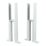 Reina 300mm White 2 Column Radiator Feet 2 Pack