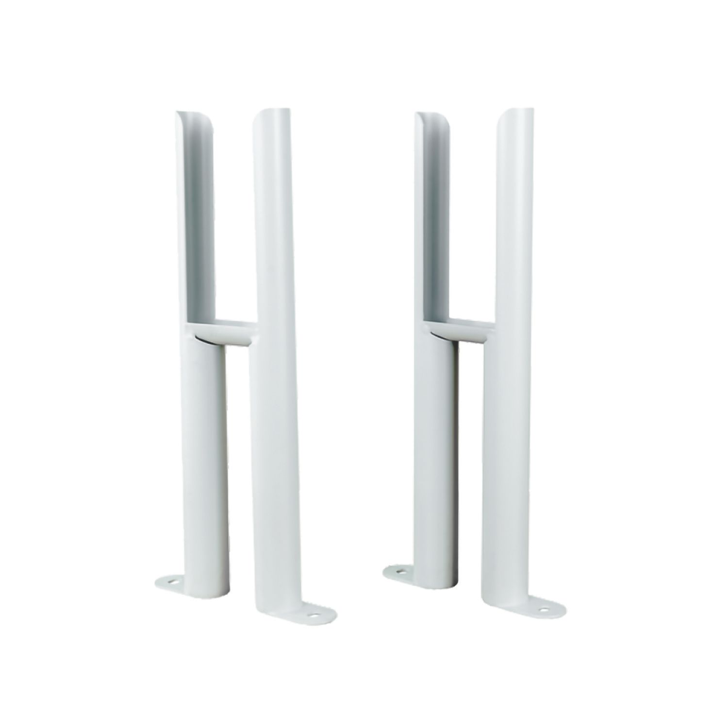 Reina 300mm White 2 Column Radiator Feet 2 Pack (840LG)