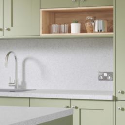 Wilsonart Options Plus Lunar Matt Grey Quartz Effect Laminate Breakfast Bar 4100mm x 900mm x 38mm