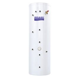 RM Cylinders Stelflow Indirect Unvented  Twin Coil Hot Water Cylinder 300Ltr 3kW
