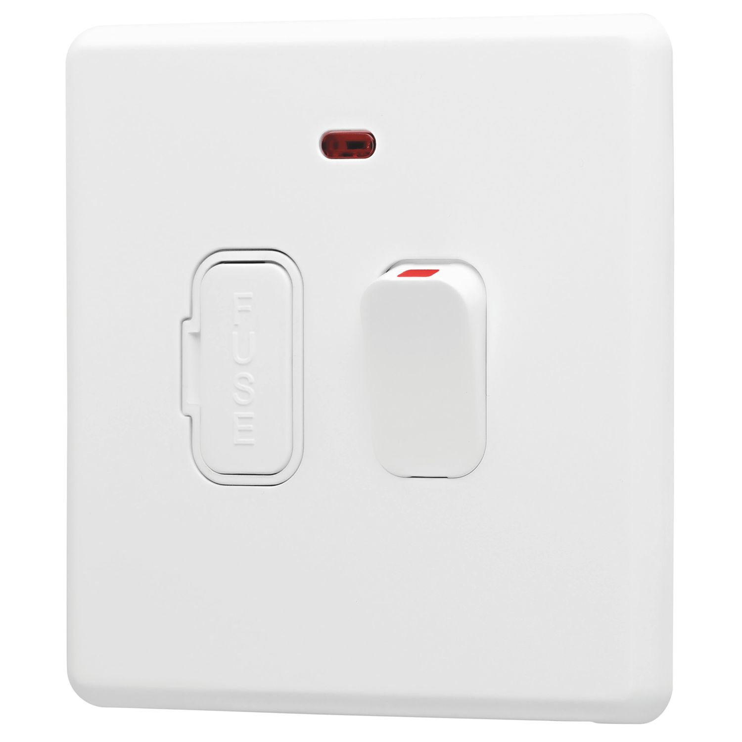 Arlec 13A Switched Fused Spur with Neon White with Colour-Matched Inserts (840RU)