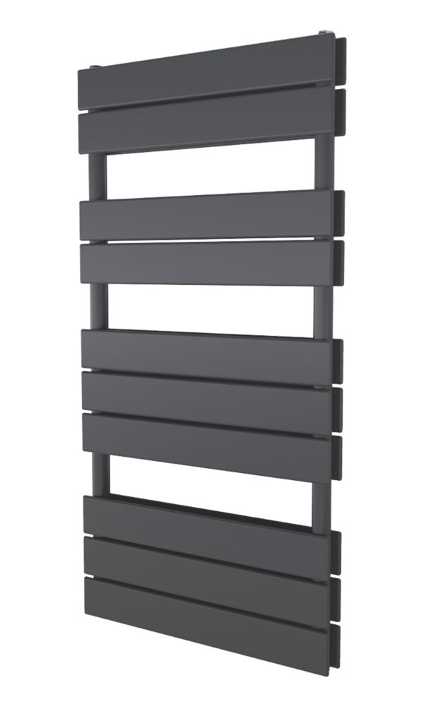 Ximax 970mm x 500mm 2177BTU Anthracite Flat Designer Towel Radiator