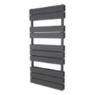 Ximax 970mm x 500mm 2177BTU Anthracite Flat Designer Towel Radiator