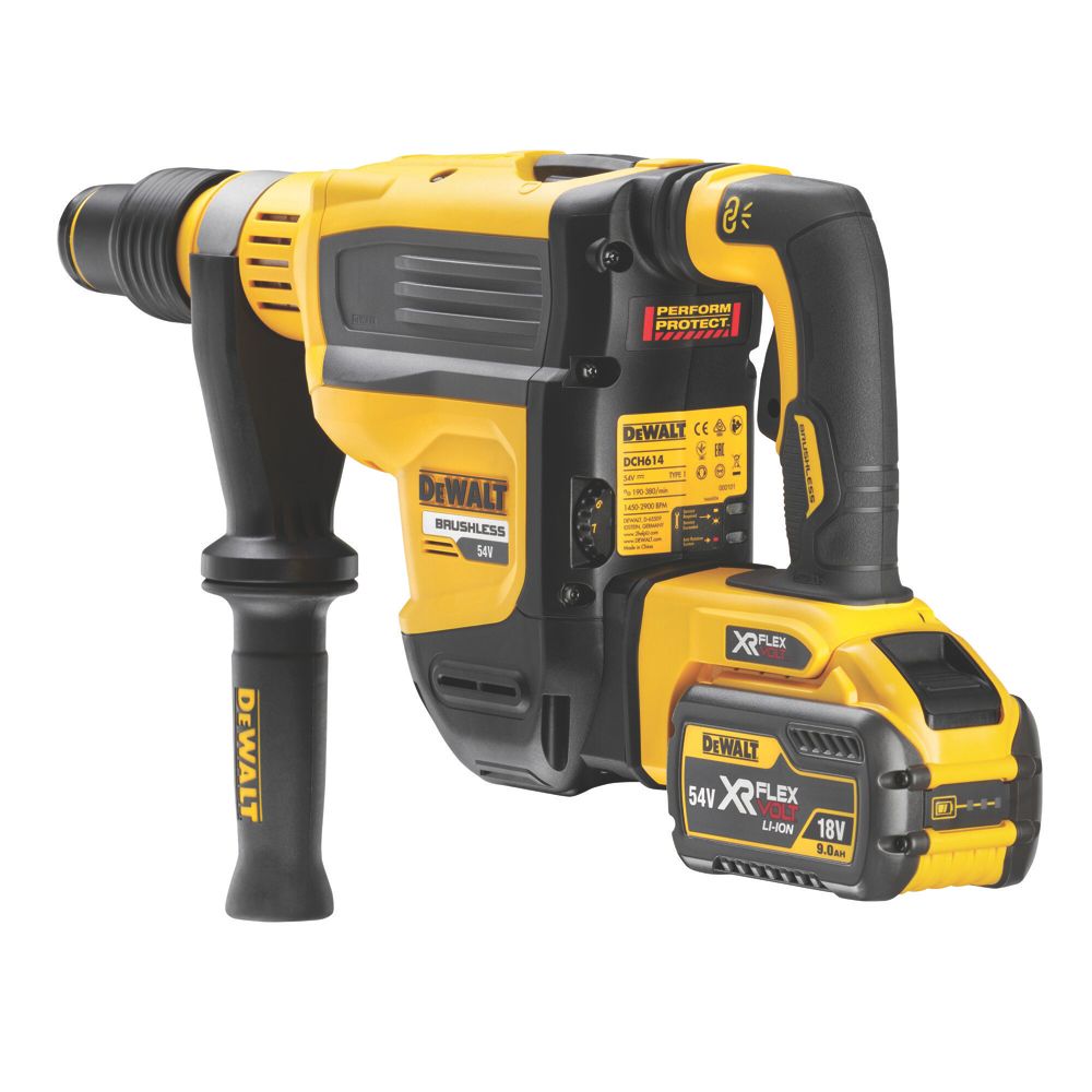 DeWalt DCH614X2 GB 6.8kg 54V 2 x 9.0Ah Li Ion XR FlexVolt