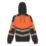 Regatta Hi-Vis X-Pro Overhead Hoodie Black/Orange Medium 40" Chest
