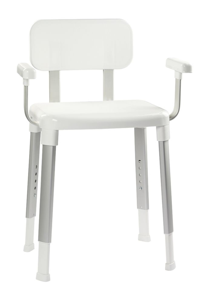 Croydex Freestanding Modular Shower Seat White Shower Seats Screwfix Com