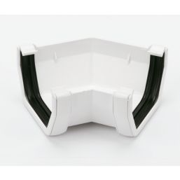 FloPlast  uPVC 135° Square Gutter Angle White 114mm