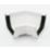FloPlast  uPVC 135° Square Gutter Angle White 114mm