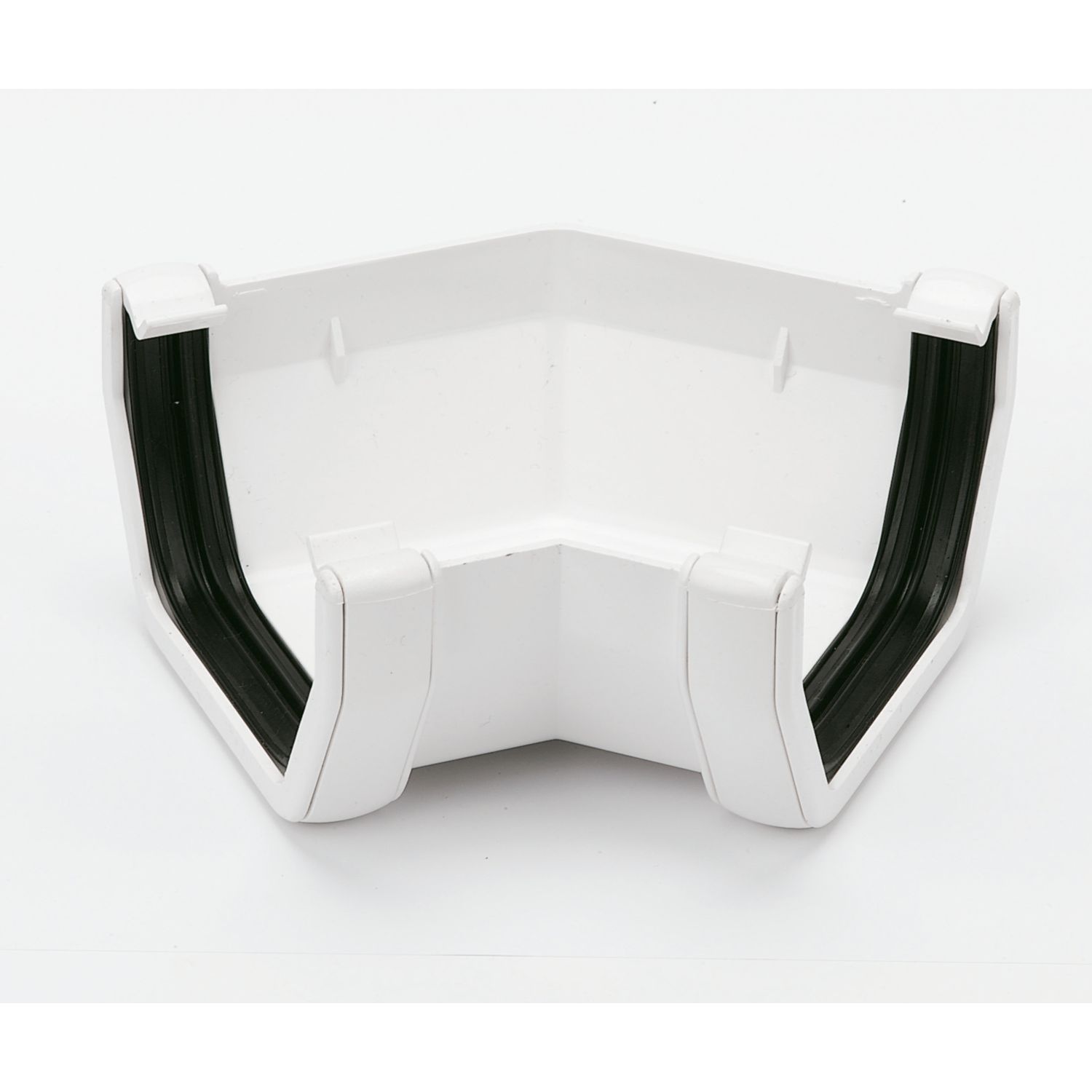 FloPlast uPVC 135° Square Gutter Angle White 114mm (84129)