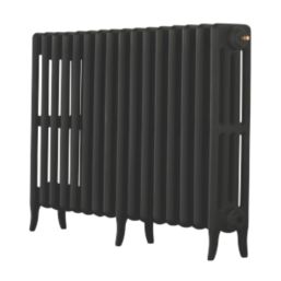 Arroll 660mm x 874mm 3726BTU Black Cast Iron 4 Column Radiator