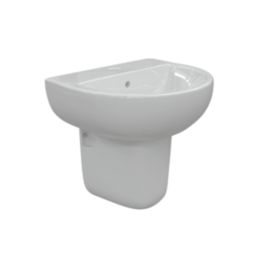 Texas Basin with Semi Pedestal 1 Tap Hole 550mm