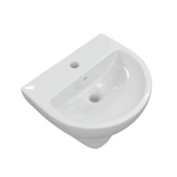 Texas Basin with Semi Pedestal 1 Tap Hole 550mm