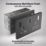 British General Evolve 13A 2-Gang SP Switched Socket + 3.25A 65W 2-Outlet Type C USB Charger Matt Black with Black Inserts