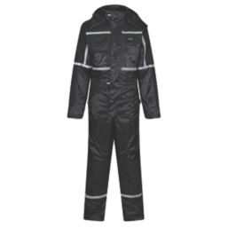 Regatta Waterproof Insulated Coverall  All-in-1s  Black Small 38" Chest 32" L