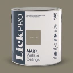 LickPro Max+ 2.5Ltr Taupe 04 Eggshell Emulsion  Paint