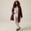 Regatta Nehiala Womens Hooded Long Puffer Coat Fig - 909 Size 14