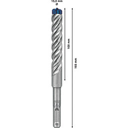 Bosch Expert SDS Plus Shank Masonry Drill Bit 15mm x 165mm