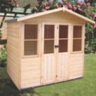 Shire Haddon 6' 6" x 5' (Nominal) Apex Timber Summerhouse