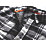 Scruffs  Padded Checked Shirt Black / White / Grey Medium 42" Chest
