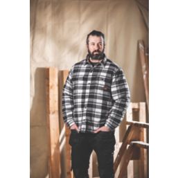 Scruffs  Padded Checked Shirt Black/White/Grey Medium 42" Chest