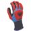 MCR Safety IP1071ND Cut & Impact Resistant Gloves Black/Blue/Red Large