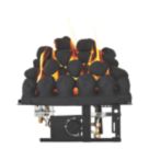 Focal Point  Black Rotary Control Inset Gas Taper Tray