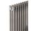 Acova 600mm x 628mm 2701BTU Raw Metal Horizontal 3 Column Radiator