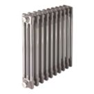 Acova 600mm x 628mm 2701BTU Raw Metal Horizontal 3 Column Radiator