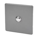 Varilight  6AX 1-Gang 2-Way Light Switch  Slate Grey