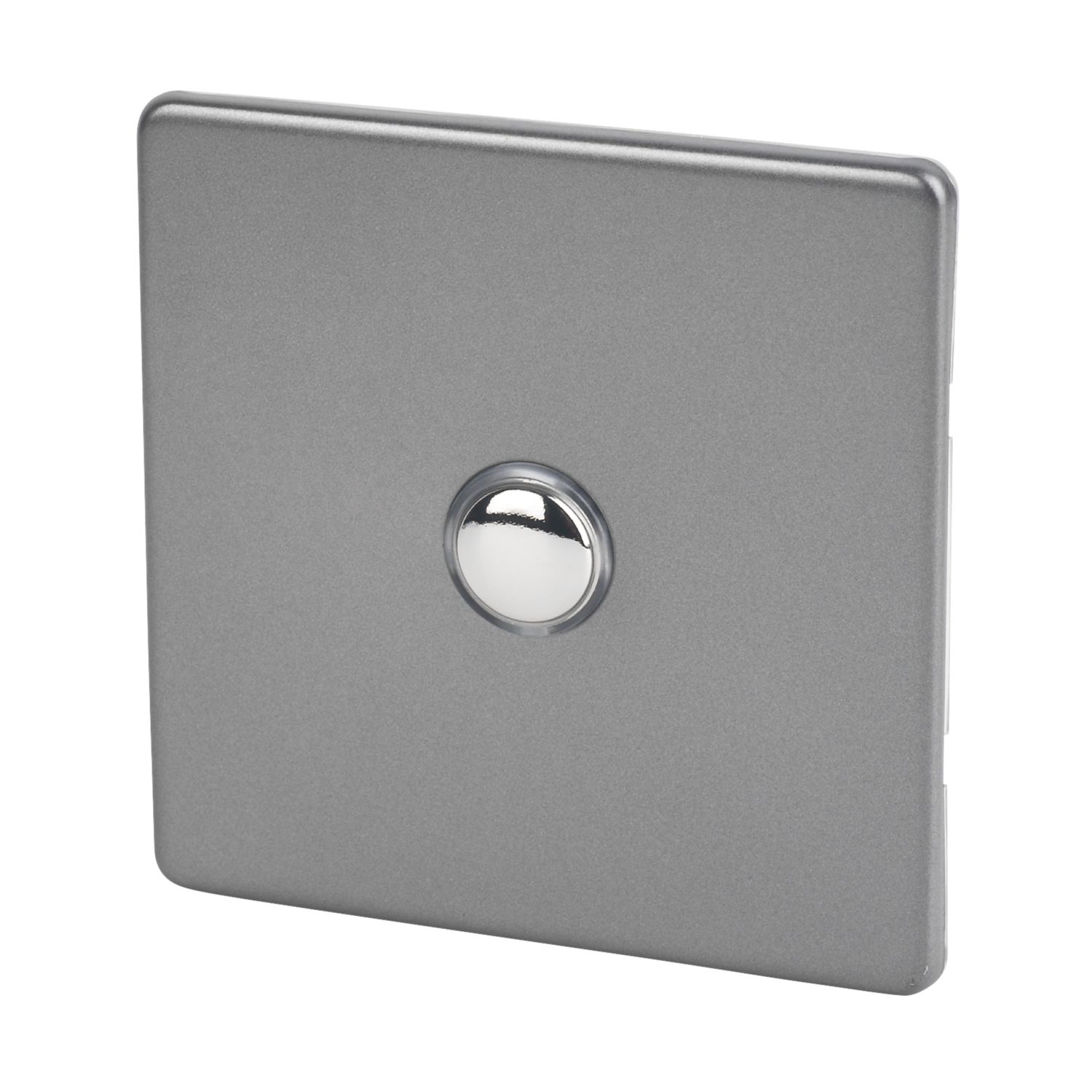 Varilight 6AX 1-Gang 2-Way Light Switch Slate Grey (84258)