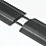 D-Line  Linkable Medium Duty Dual Channel Floor Cable Cover 9m Black